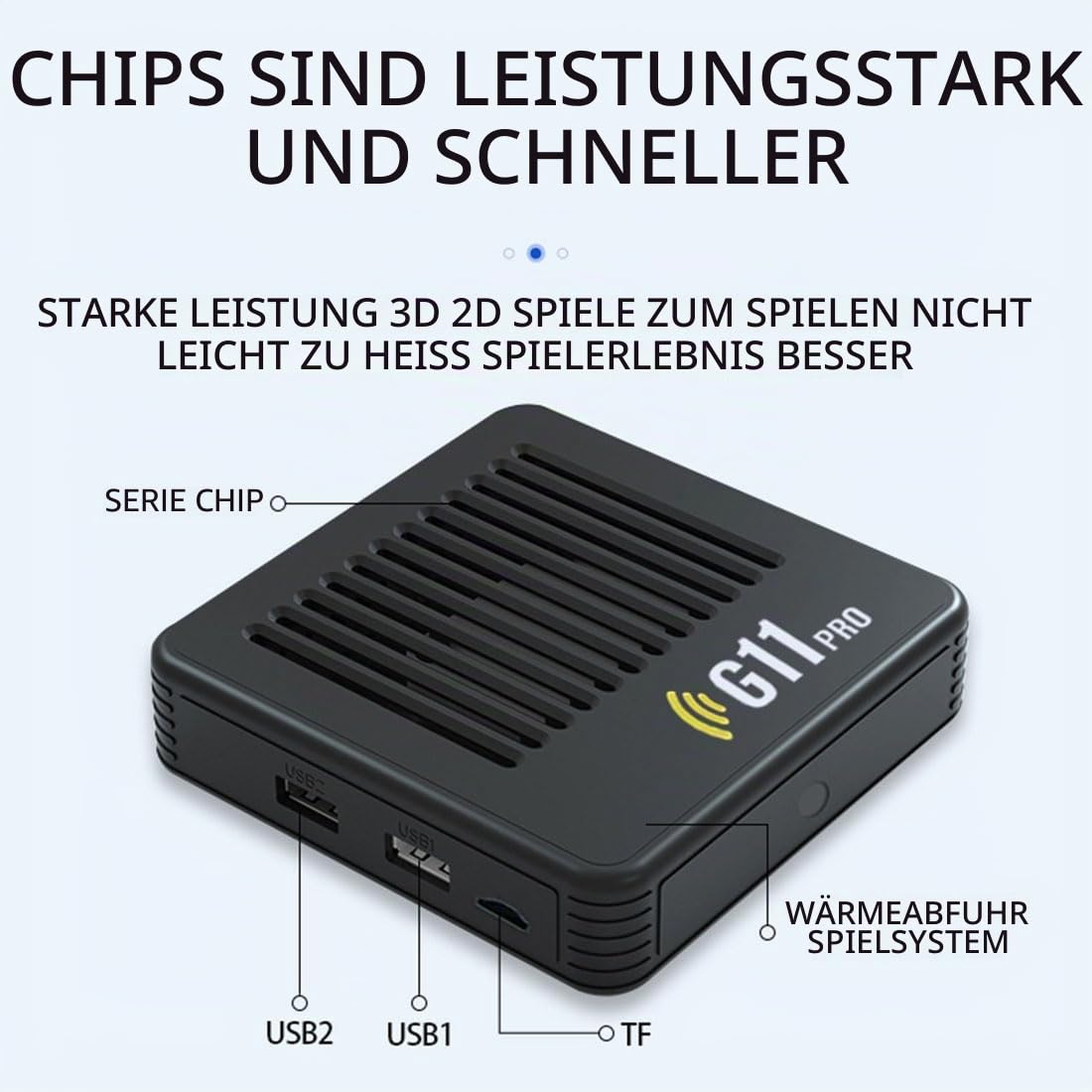 Retro Handheld Spielkonsole, 256G Plug and Play Retro Emulator Konsole Videospiel mit 60,000 Spielen, 2.4G Drahtlose Dual-Controller Handheld Spielkonsole für Fernseher