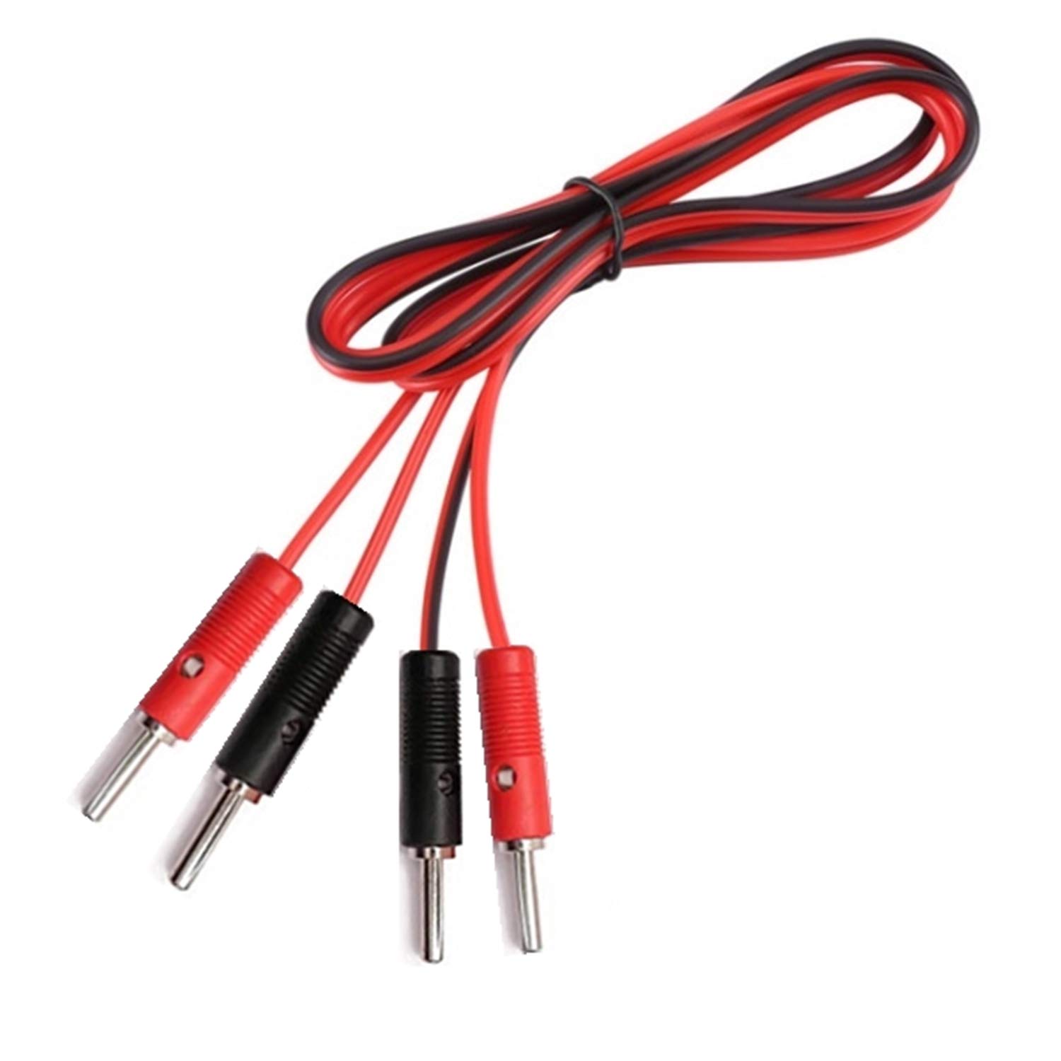 e4u Quality Standard 4mm Banana Plug To Banana Plug Red Black Test Probes Pair - 0.5 MTR (B084GBTXHL) Amazon Price History, Amazon Price Tracker