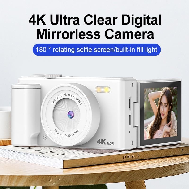 Cámara digital compacta 4K de 64 MP para solucionar tus encuadres en vlogging 3