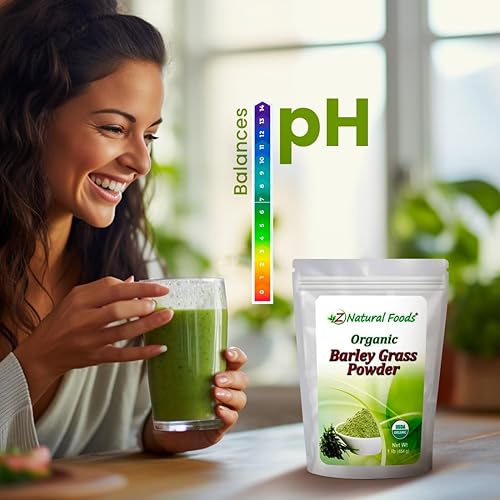 Miniatura 7 de Polvo de hierba de cebada orgánica  Suplemento superalimentario verde para bebidas jugo batidos batidos recetas  vitaminas naturales minerales