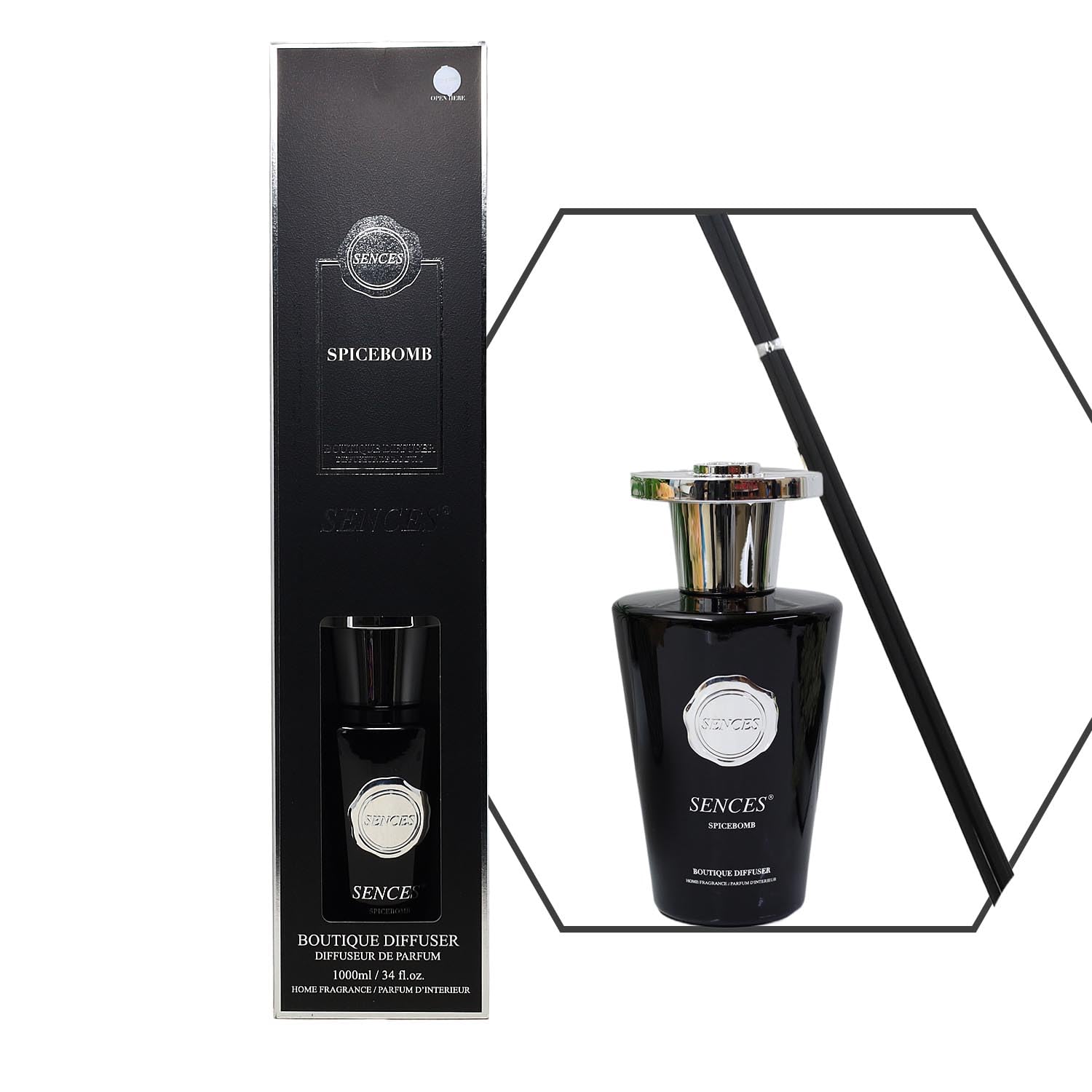 Baltus Reed Diffuser 1000ml Spicebomb Sences Home Fragrance Aroma Air Freshener