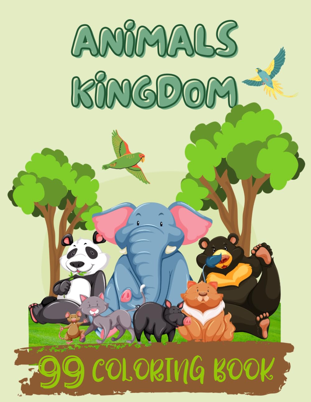 ANIMALS KINGDOM 99 COLORING BOOK