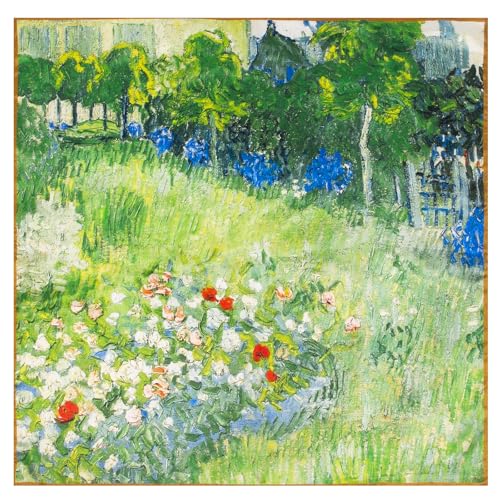 Art Print Silk Scarf: 100% Mulberry Silk Elegant Hair Wrap Soft Smooth Touch Daily Outing Party Accessory Art-Loving Women's 27.5 Inch Mother's Day Gift Idea Scarf4