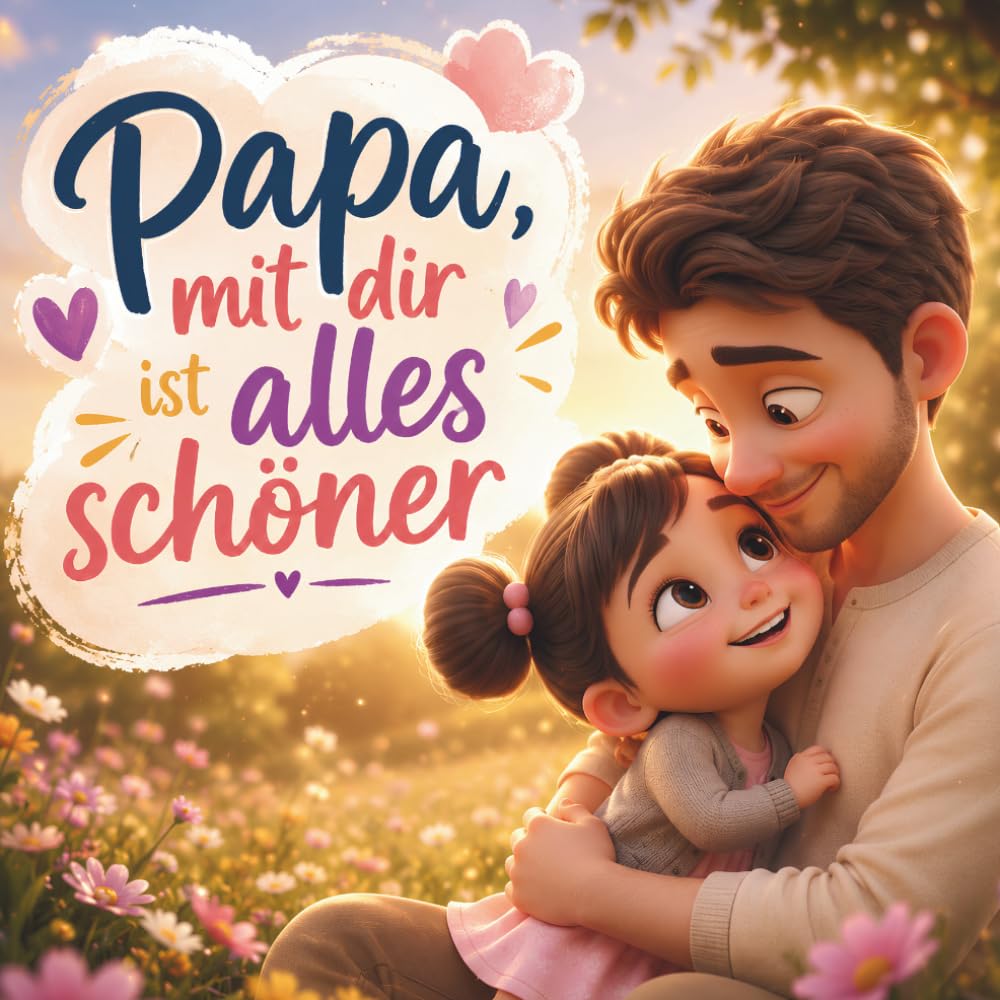 Papa, mit dir ist alles schöner: Ein liebevolles Vorlesebuch für Papa und Tochter – voller gemeinsamer Momente, kleiner Abenteuer und großer Liebe