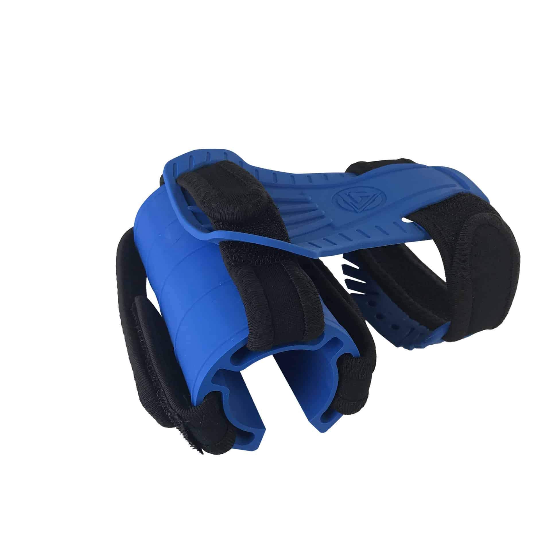 R-1 Raptor Weightlifting Workout Gloves with Thumb and Wrist Straps, Adjustable for Men, Women, Use with Free Weights, Crossfit, Machines, Strongest Grip Force and Friction Blue