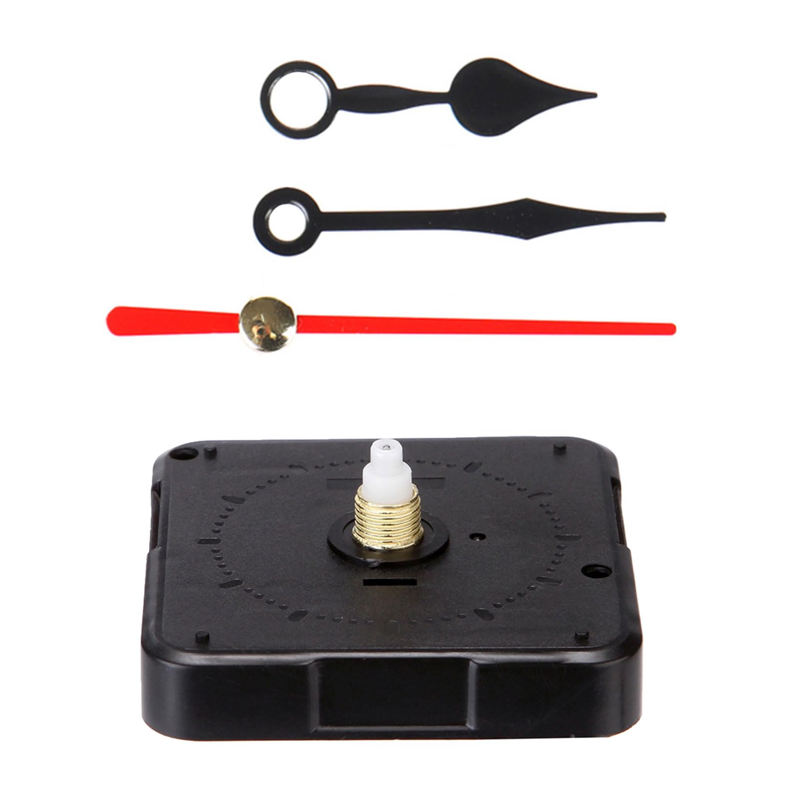 Quiet Quartz Clock Movement Mechanism Kit Clock Motor and Hands Battery Operated Quartz Parts for Creative Craft Projects