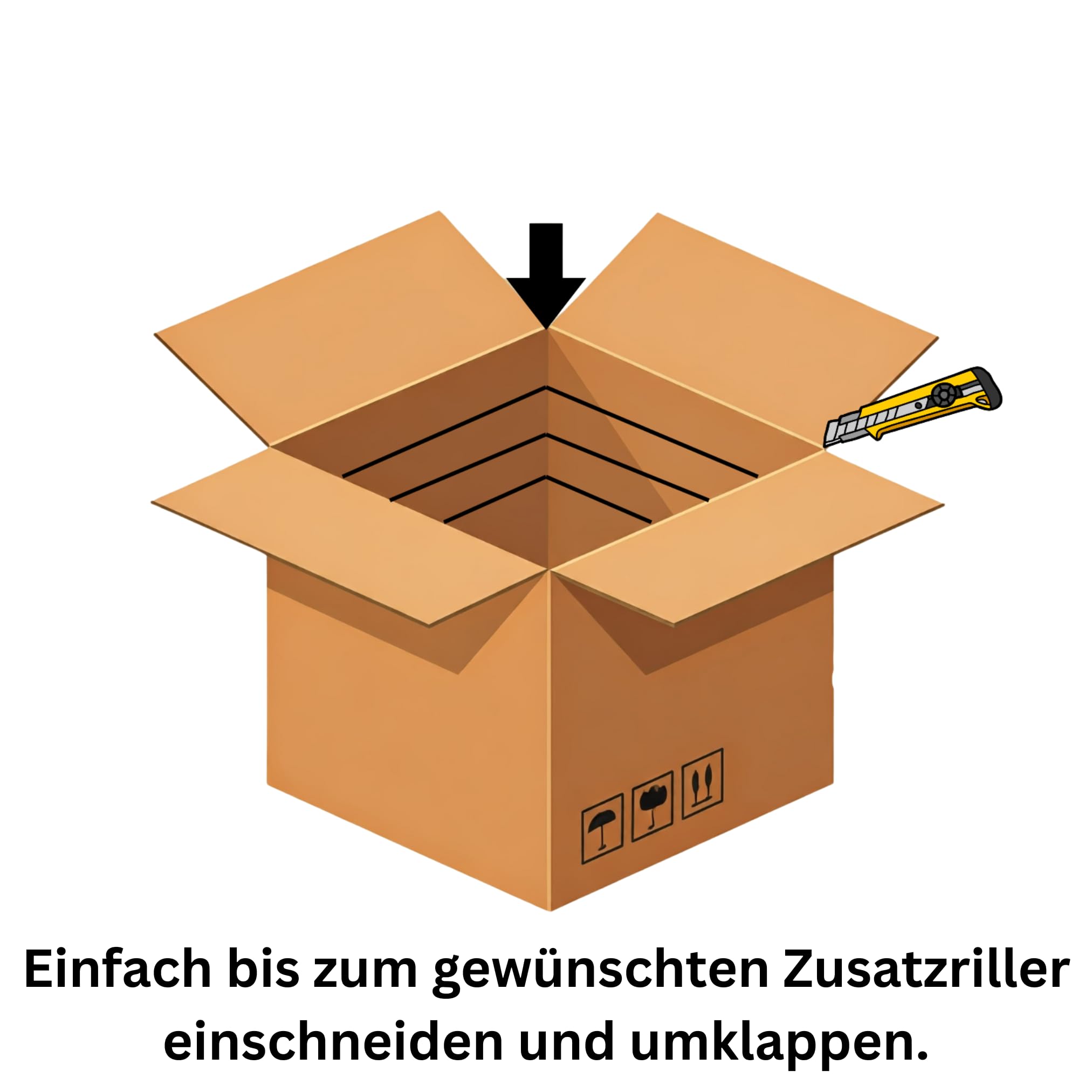 Faltkarton 600 x 200 x 500 mm (40)