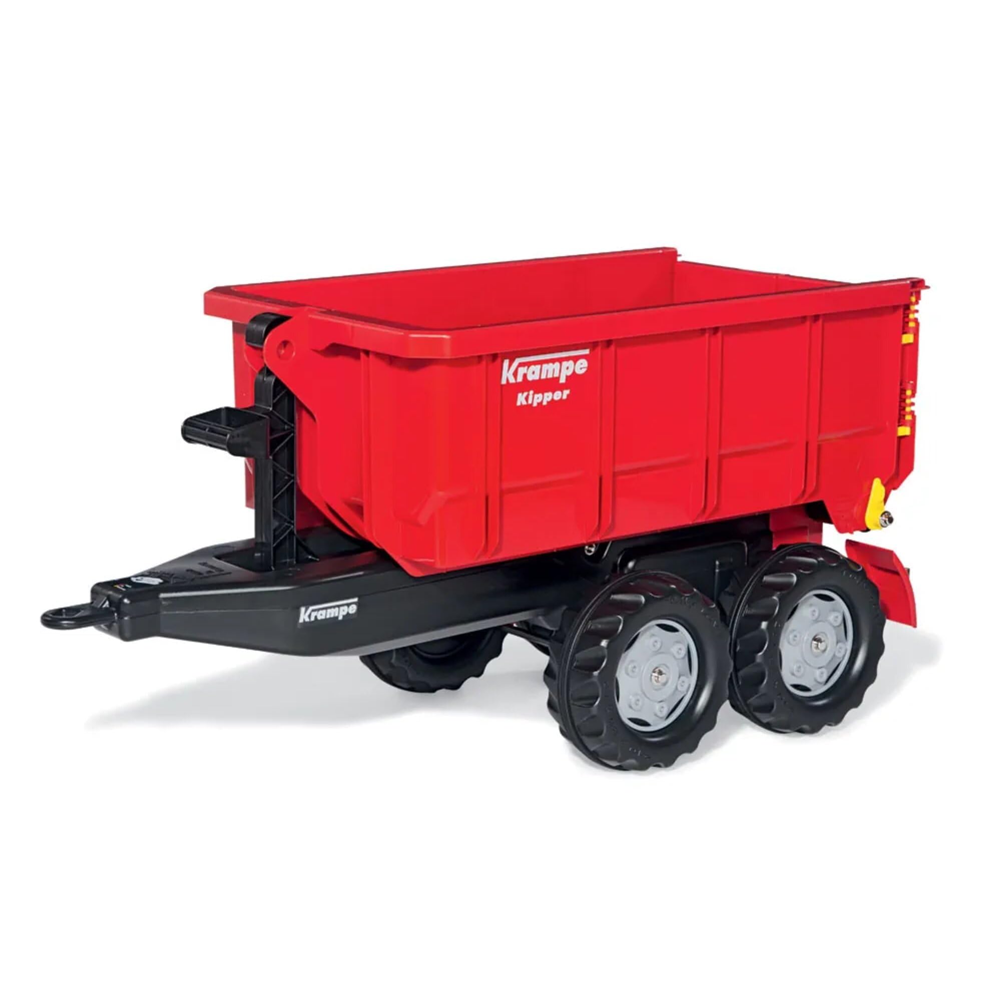 Rolly Toys 12 322 3 Toys rollyContainer Krampe (Hakenabroll-Kipper mit Absetzmulde, Zweiachsanhänger, für Kinder von 44265 Jahren) 123223, Red