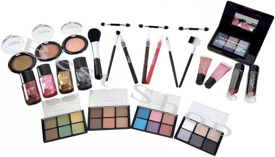 B220 26PCS Carry All Trunk - Professional EyeShadows Makeup Kit Set Makeup Kit with Reusable Aluminum Case Exclusive Holiday Gift Set