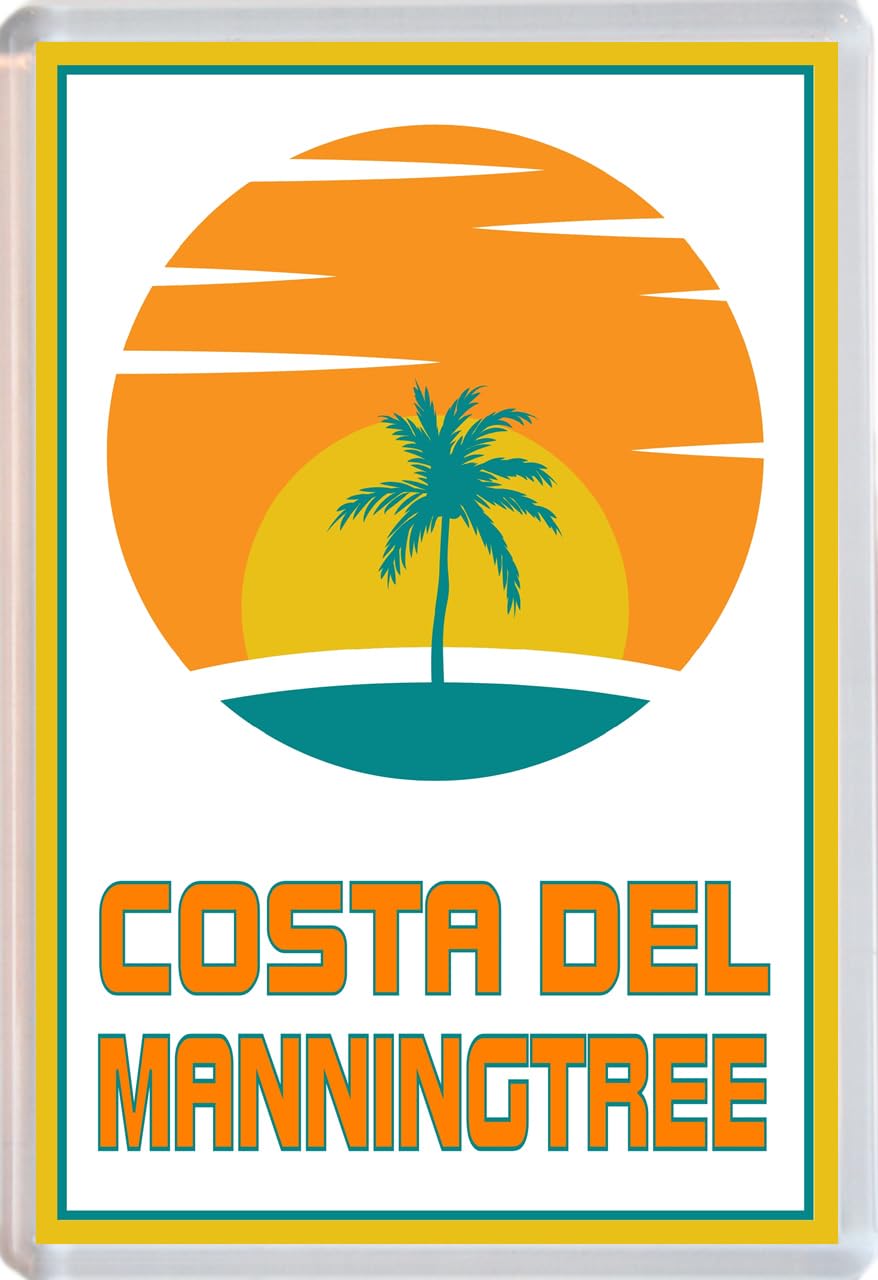 Baked Bean Store Multicolor Costa Del Manningtree - Jumbo Fridge Magnet 96 X 67Mm