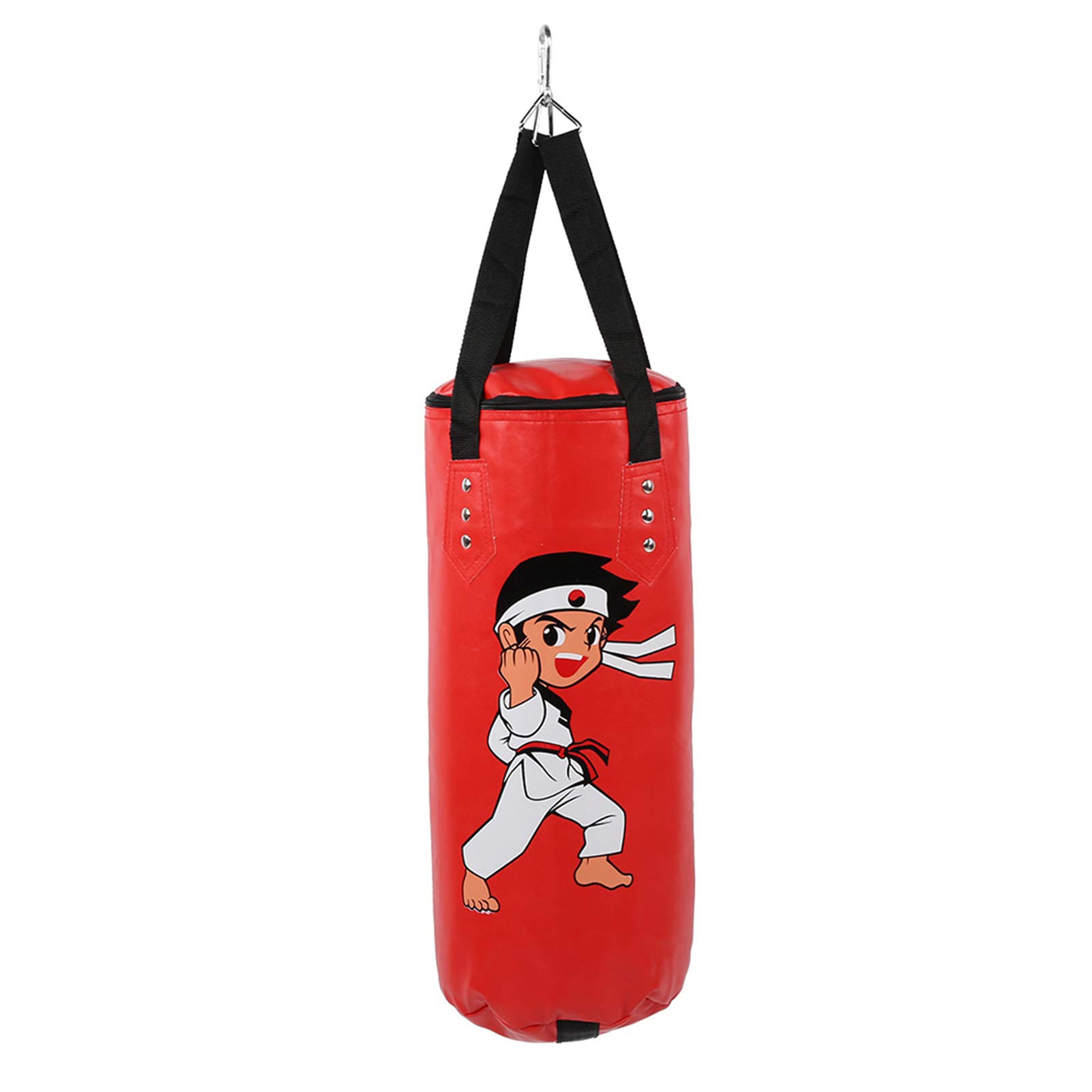Sac de boxe pour enfants - QQMORA - Gonflable - Jaune - Fitness - 125 cm - Sport