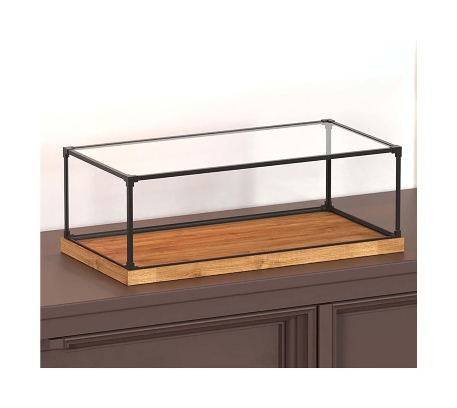 Wunilatev Perspex Clear Cases, Acrylic Display Box For Model Cars Figurines And Collectibles Multiple Sizes(45x20x20cm(18x8x8in))