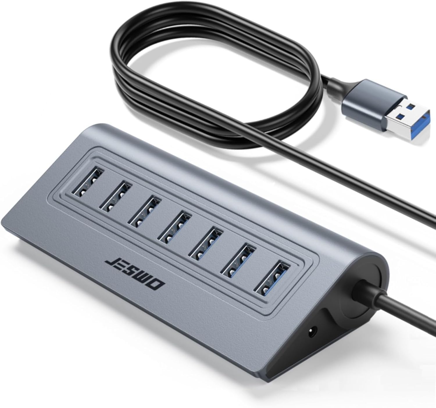 USB Hub 3 0 JESWO Aluminum 7 Port USB 3 0 Hub with 3 3Ft Cable USB Splitter