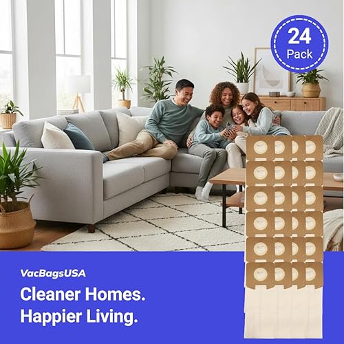 Miniatura 5 de VacBagsUSA - Bolsas de repuesto para aspiradora EurekaSanitaire Type SL de 2 capas, paquete de 12