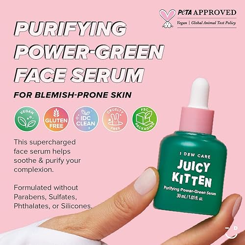 Miniatura 7 de I DEW CARE Parche hidrocoloide para espinillas para acné – Timeout Blemish Dark Spot + suero facial – Juicy Kitten | Cuidado de la piel coreano
