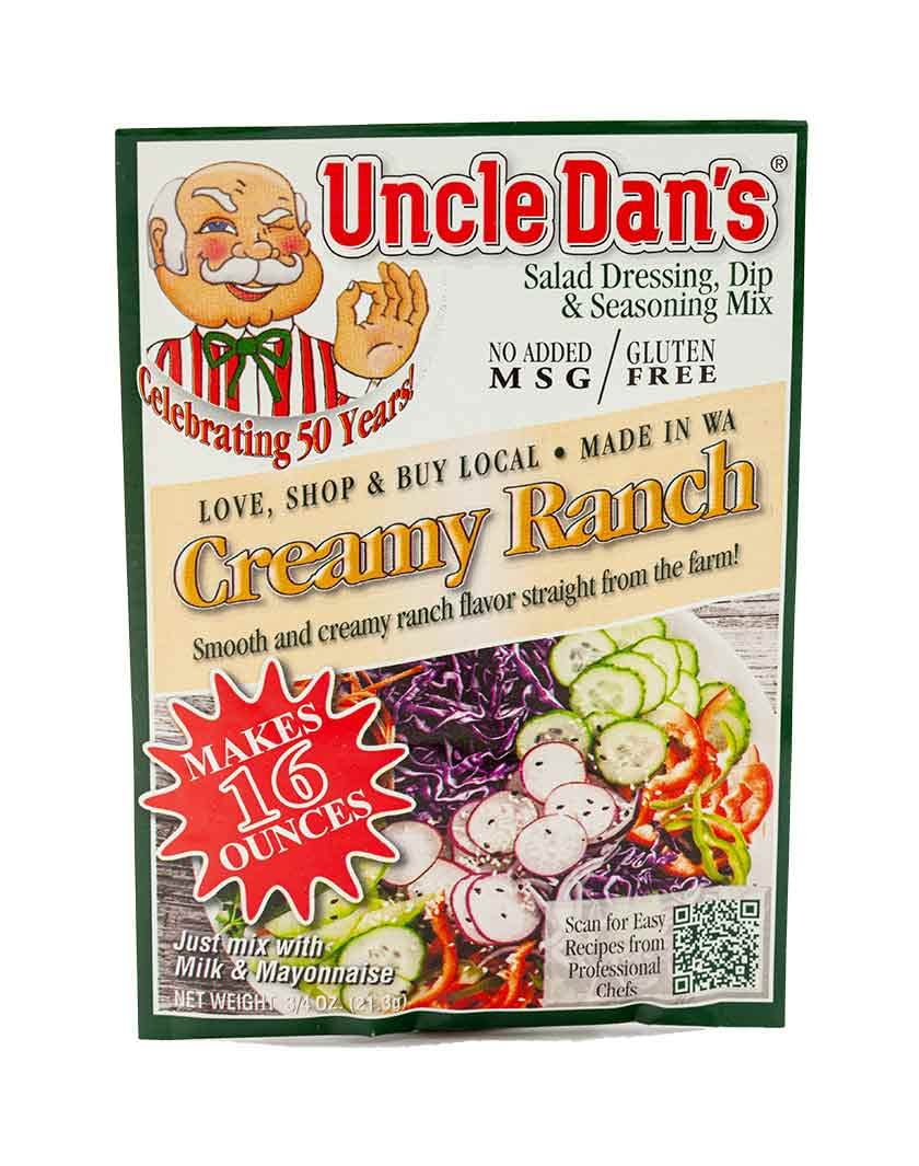 Amazon.com : Uncle Dan’s, Creamy Ranch | Singles Packet – 0.75oz (Pack ...
