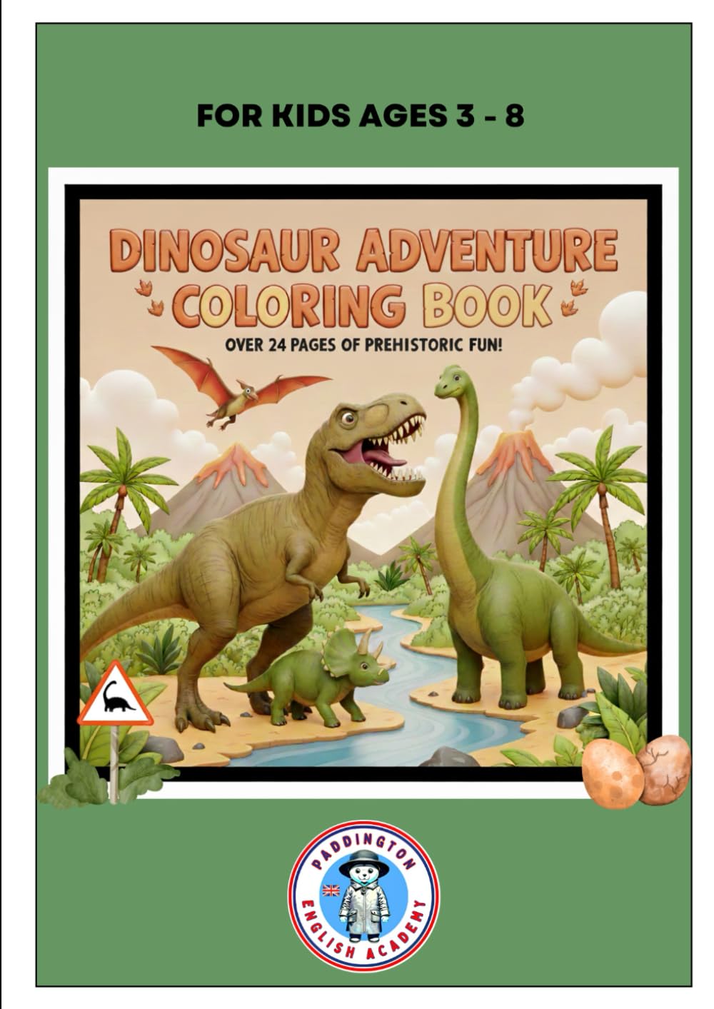 Dinosaur Adventure Coloring Book
