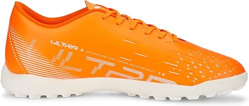 Miniatura 5 de PUMA Botines de fútbol para hombre Ultra Play Turf Trainer, Ultra Orange-PUMA para hombre, blanco-azul Glimmer, 8.5, Ultra Naranja-puma Blanco-azul