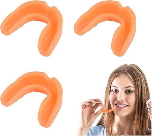 Miniatura 8 de Paquete de 3 protectores bucales para niños y jóvenes, protectores bucales para boquilla, dientes para MMA, boxeo, rugby, kickboxing, taekwondo