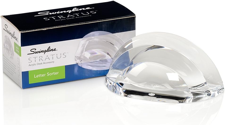 Swingline Letter Sorter, Acrylic, Stratus, Clear (S7010134) : Office Desk Organizers : Office Products