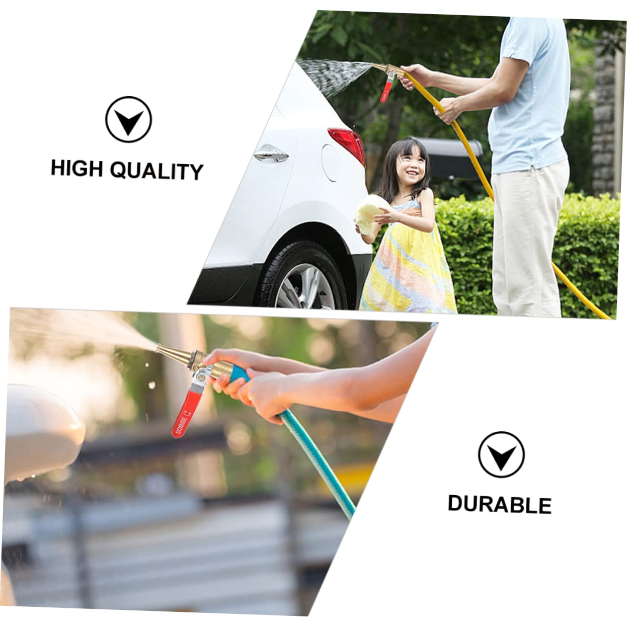 POPETPOP 6pièces Buse De Tuyau Arrosage Haute Pression Pour Jardin Accessoire Pratique Pour Lavage De Voiture Et Arrosage Plantes Avec De Pulvérisation Ajustable