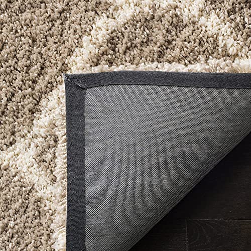 Image of 2x5 feet Soft Runner Rug for Living Room and Bedroom, Modern Indoor Floor Carpet with Non-Slip Backing, Comfortable Decorative Home Decor Rug, Easy Clean & Durable- (Beige B, Rectangular)