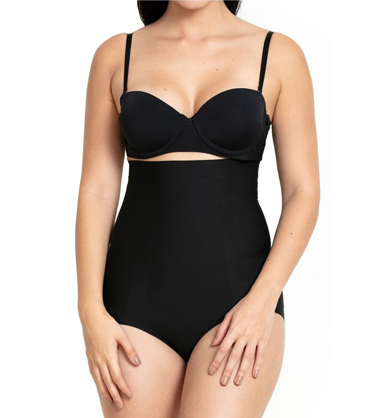 hsr Shapewear Shorts Tummy Control Shapewear Invisible Shaping Shorts High Waisted Body Shaper Shorts Under Dress (Fits Waist : 30 to 39 Inch)-picture-10