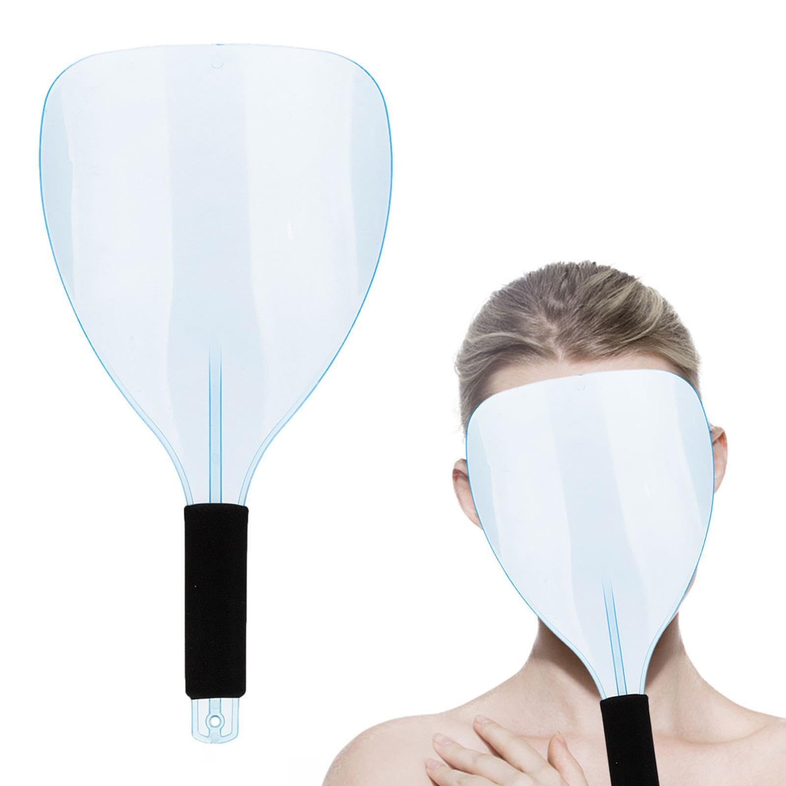 Hairspray Face Cover - 13inch Hairspray Face Shield | Transparent Hairspray Masks Barber Face Shield | Barber Hairspray Cover Face Visor Hair Tool | Hairdressing Hairspray Shield Masks for Eyes Face