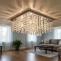 Lustre de cristais para teto de Cristais Legitimos K9 para Sala Quarto