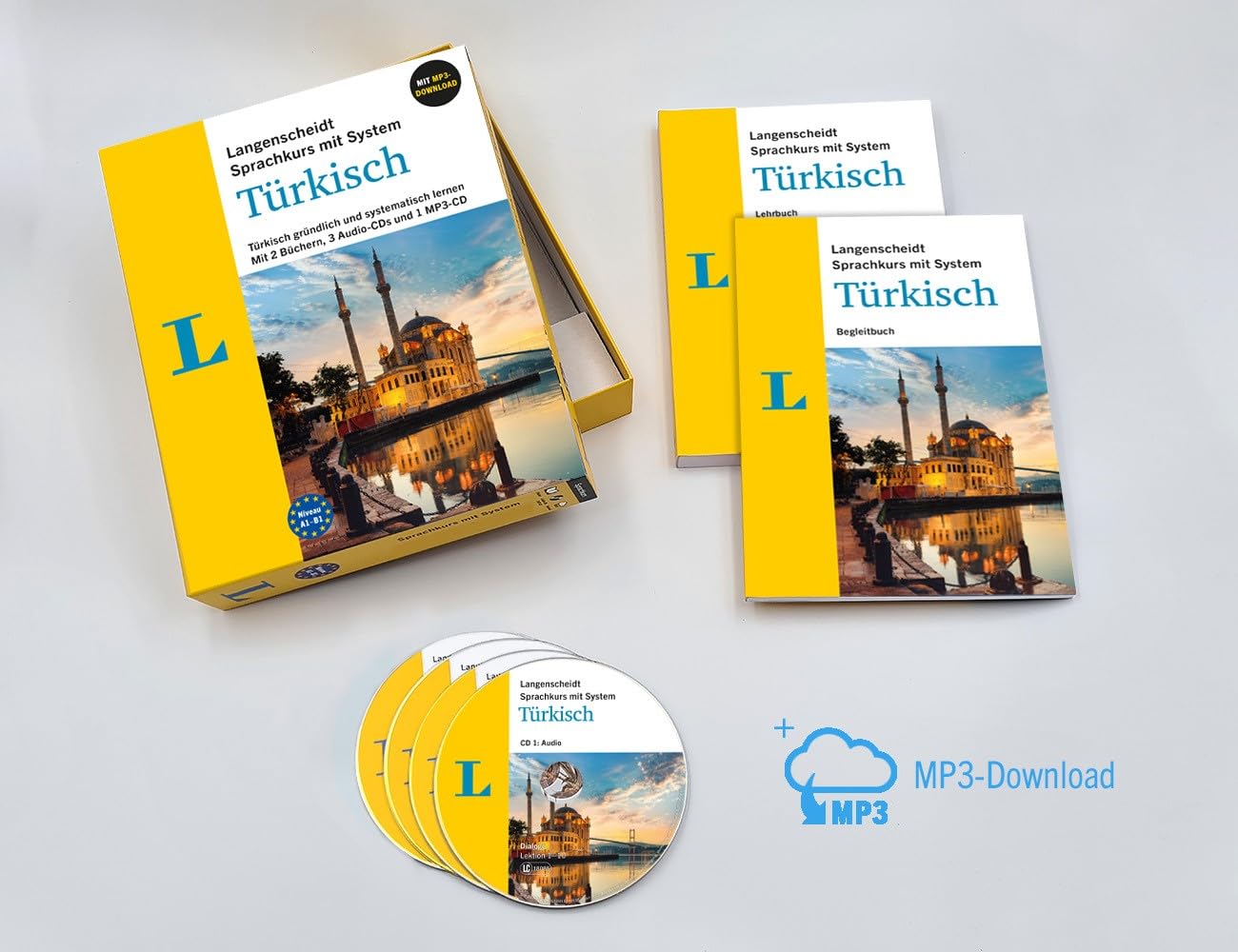 Langenscheidt Türkisch lernen mit System: Türkisch gründlich und systematisch lernen Mit 2 Büchern, 3 Audio-CDs und 1 MP3-CD und MP3-Download (Langenscheidt mit System)