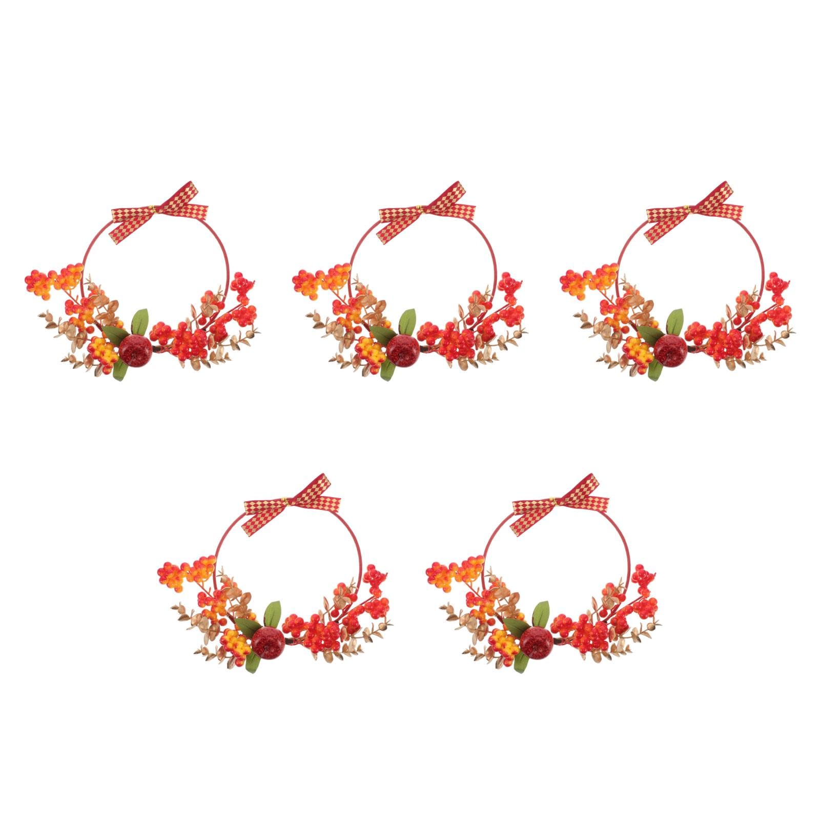 Guirlande de Noël de porte rouge pour sublimer vos fenêtres et votre décoration extérieure