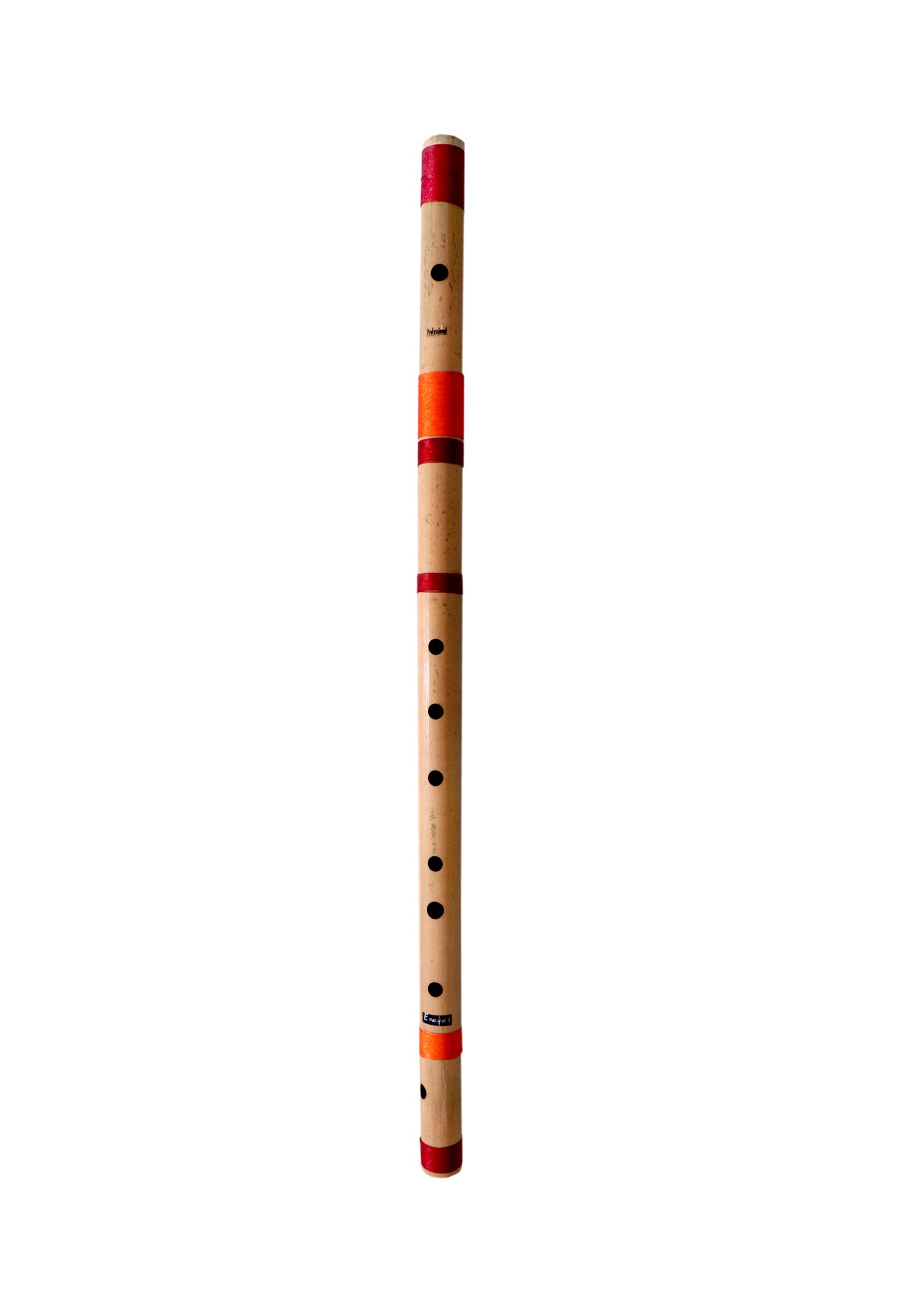 Musical Professional Flöten E Natural Base 76,2 cm Bambusflöte Bansuri mit Flöte Tragetasche gratis