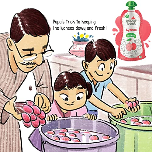 Image of Paper Boat Lychee, Litchi Fruit Juice, No Added Presrvatives and Colours (Pack of 6, 200ml each)