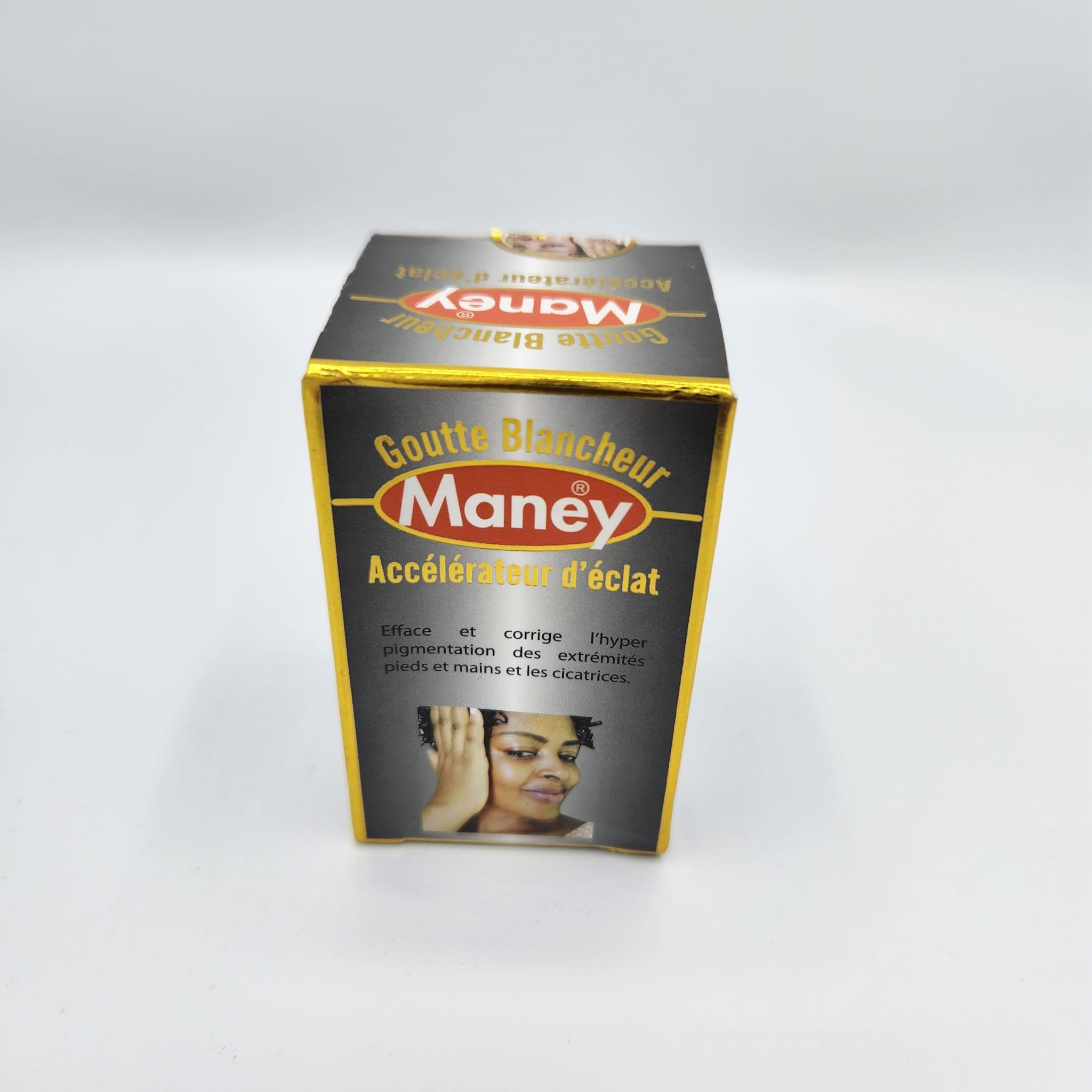 MANEY GOUTTES Blanchisseur Accélérateur D'éclat - Efface Taches Des Mains, Pieds, Coudes - 30 Ml, Acide Glycolique Et Arbutin