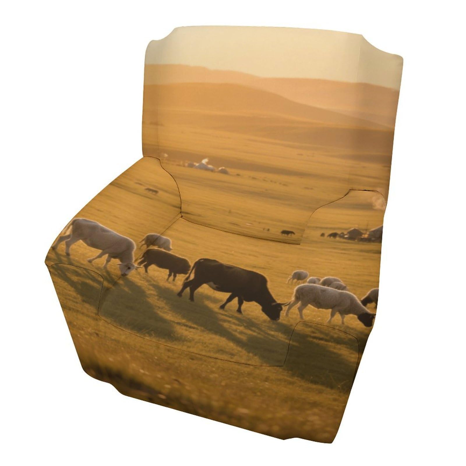 Fekiloot Style Herds Of Cattle And Sheep Couch Cover Sofa Cover Sofa Slipcover