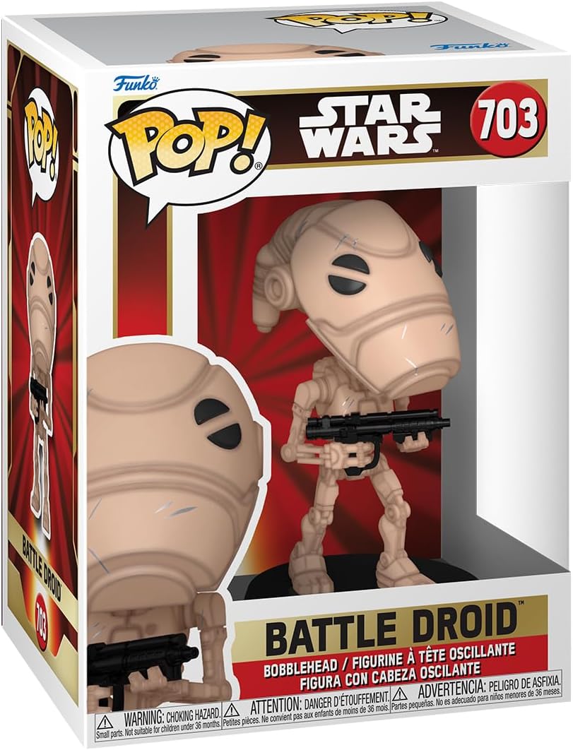 POP! Star Wars: Episode 1 The Phantom Menace Anniversary - Battle Droid - Collectable Vinyl Figure - Gift Idea - Official Merchandise - Toys for Kids & Adults - Movies Fans