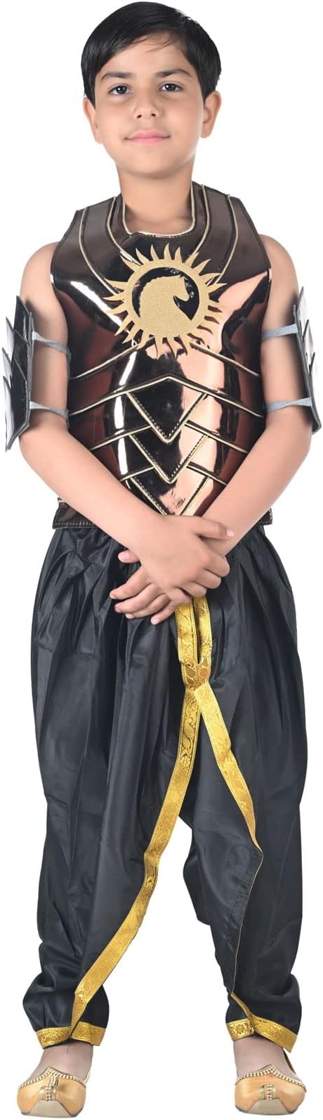 BookMyCostume Baahubali Warrior Indian Movies Character Kids & Adults Fancy Dress Costume without Helmet 5-6 years