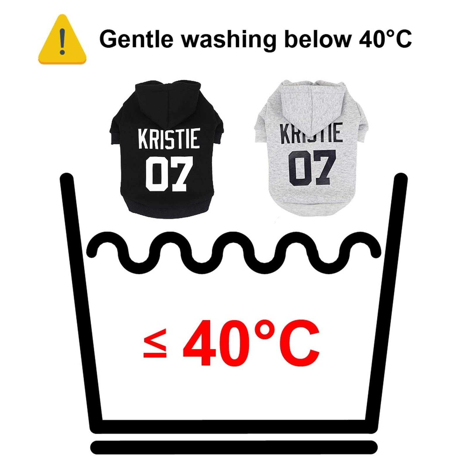 Sweat à Capuche pour Chien Personnalisé, Vêtement Hiver, Luxury Dog Clothes, Pull Grande Taille (2XL, Rose)