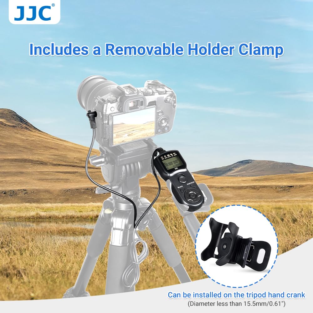 Telecomando Intervallometro Per Pentax - Timer Scatto Remoto Con Display LCD E Treppiede - Foto 4