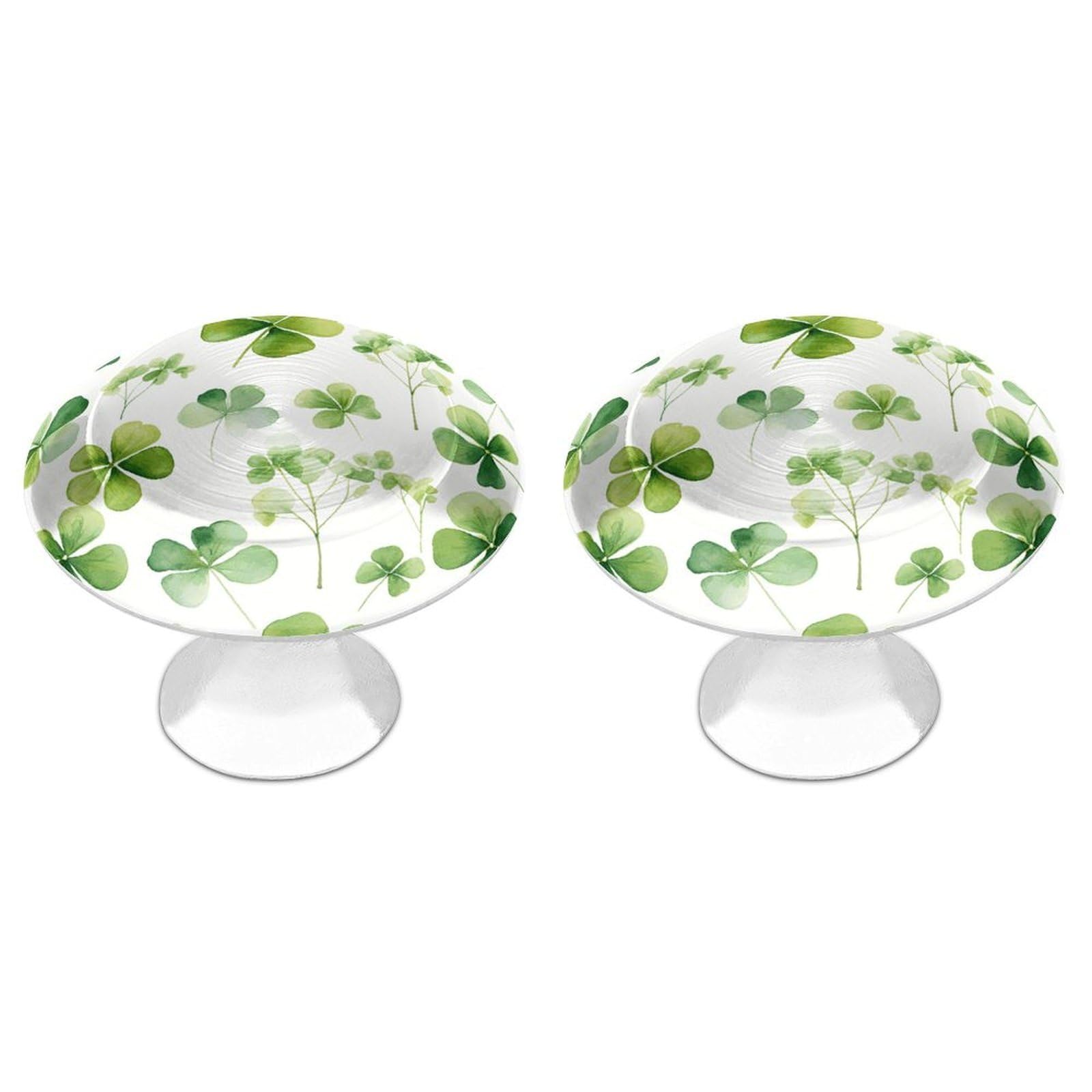 NTVOWPZO Cabinet Handles Round Drawer Pulls Clover Dresser Knobs for Cabinets and Drawers Handle for Bathroom Cupboard Drawers Cabinet Pulls for Kitchen Door