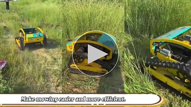 デジーノ カルマートDESIGNO RAISE Calmart 74CM+ Amazon.com : Remote Control Lawn Mower 80% Slope Crawler