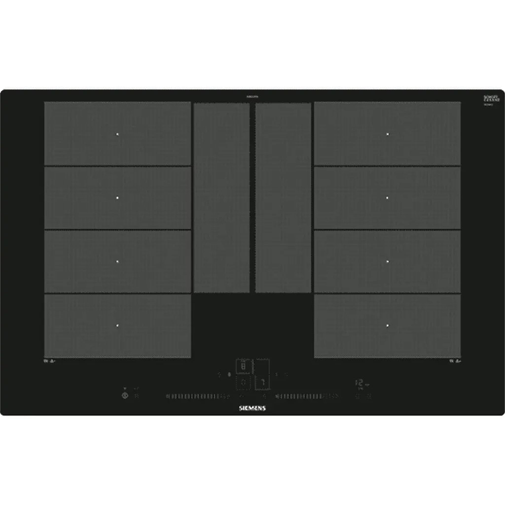 Siemens ex801lyc1e iQ700 hobs eléctrico/vitrocerámica/vidrio y cerámica/79,2 cm/Power Boost Función/Negro