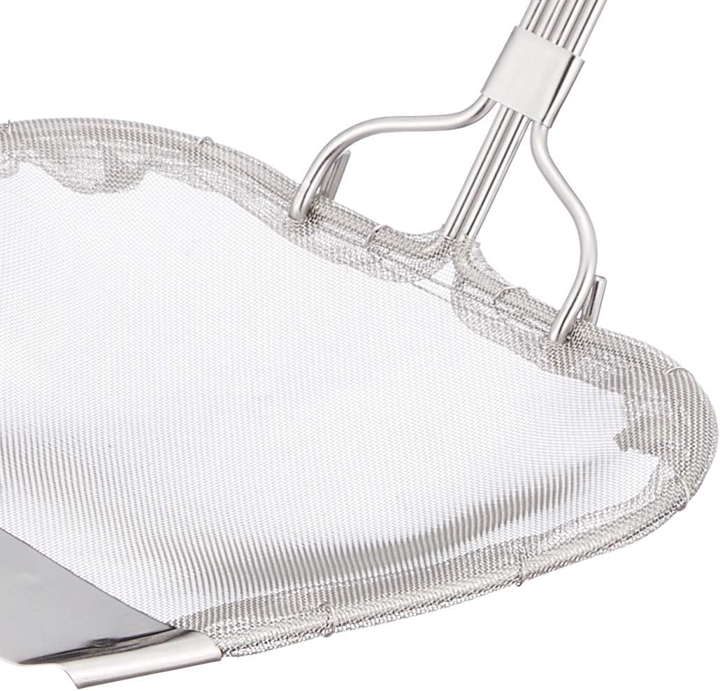 シンドー 18-8 Hand Mesh Type Square Fried Medium