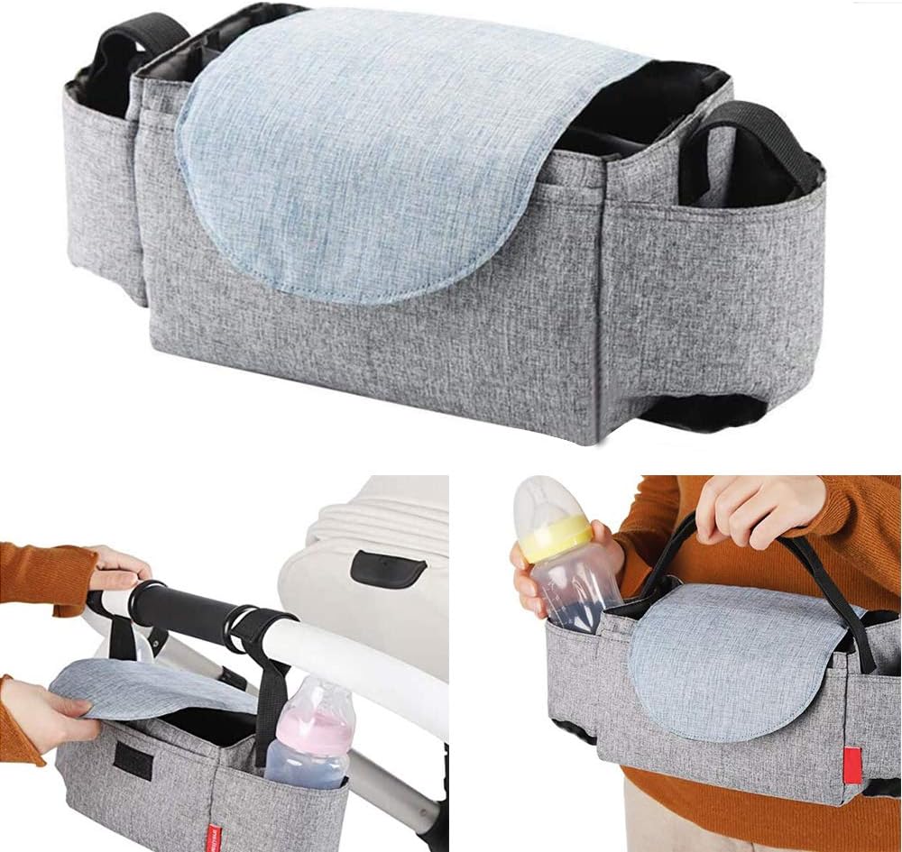 Large Size Baby Buggy Stroller Organiser Baby Pushchair Pram Cup Holder