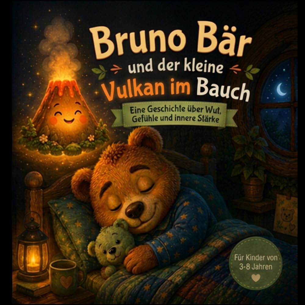 Bruno Bär und der kleine Vulkan im Bauch: Eine Geschichte über Wut, Gefühle und innere Stärke