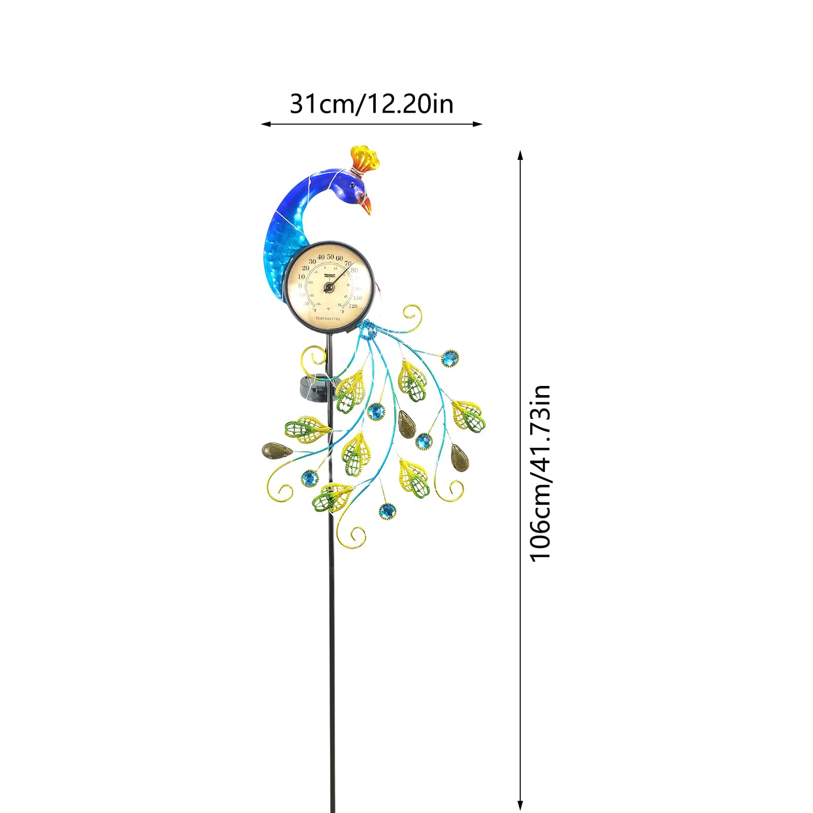 Lampa Solarna Do Użytku Zewnętrznego Zasilane Słońcem, Wodoodporne | Lampki LED na Palikach Wbijane w Ziemię Do zastosowania na balkonie, trawniku, ścieżkach, chodnikach, dziedzińcu, ganku i