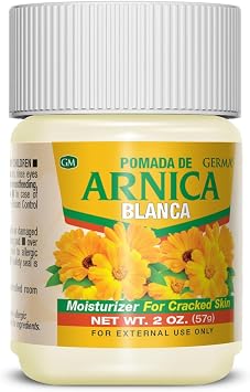 GermaTM Arnica Moisturizing Salve. Helps Maintaining a Healthy Skin with Natural Active Ingredient. White. 2 Ounces
