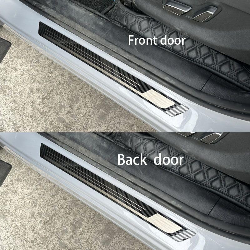 Seuil de porte BMW X1 E84 évitez les rayures avec l'acier inoxydable