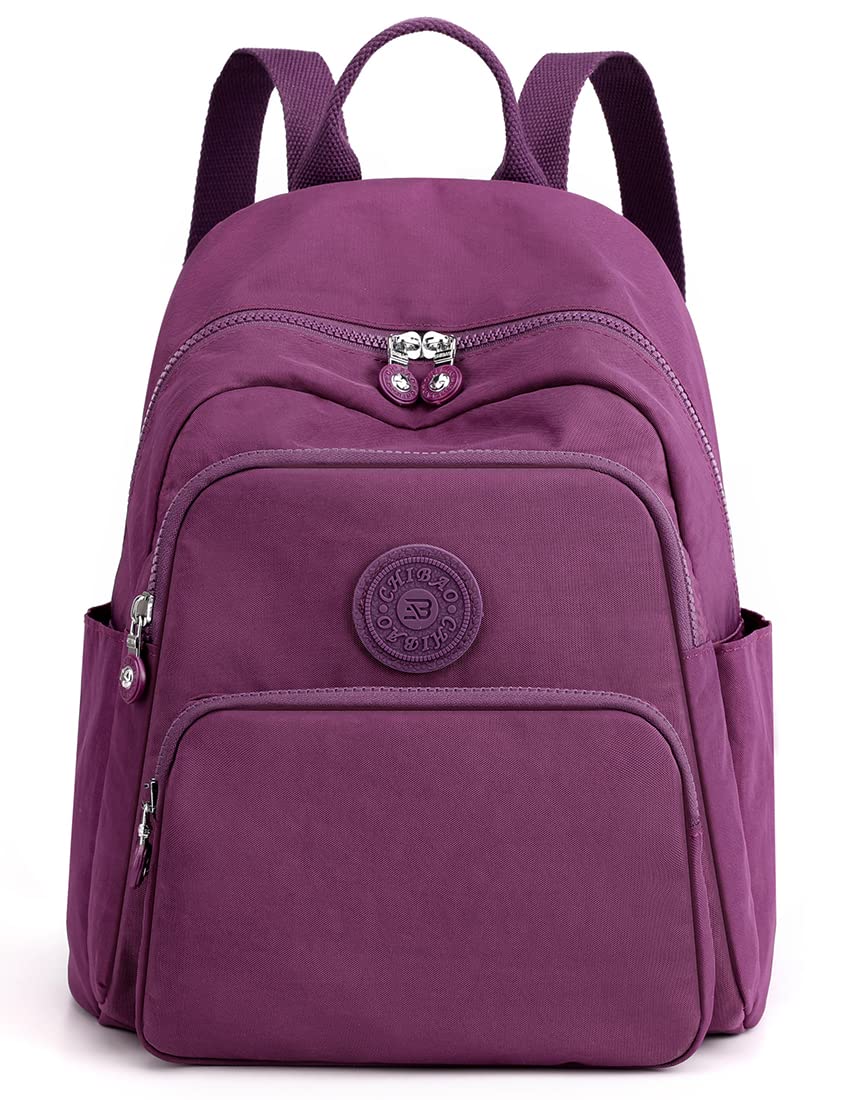 Collsants Small Nylon Backpack for Women Mini Backpack Purse Ladies Fashion Backpack Small Travel Bag Daypack(purple)