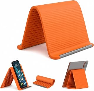 HOUSELY Flexible Silicone Aluminum Phone Stand Foldable Adjustable Mobile Holder Anti Slip Desk Mount Portable Bendable Ta... Price In India